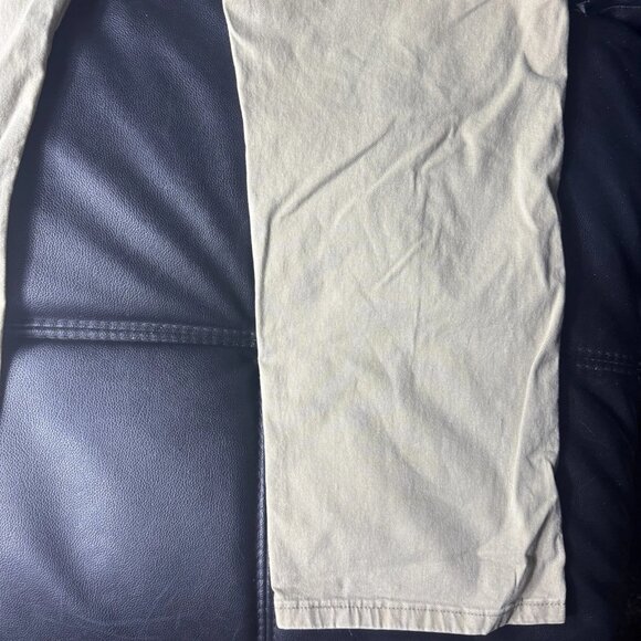 Wrangler Men's Cargo Pants Beige Relaxed Fit Flat Front Outdoor Size 42x32 - Picture 12 of 16